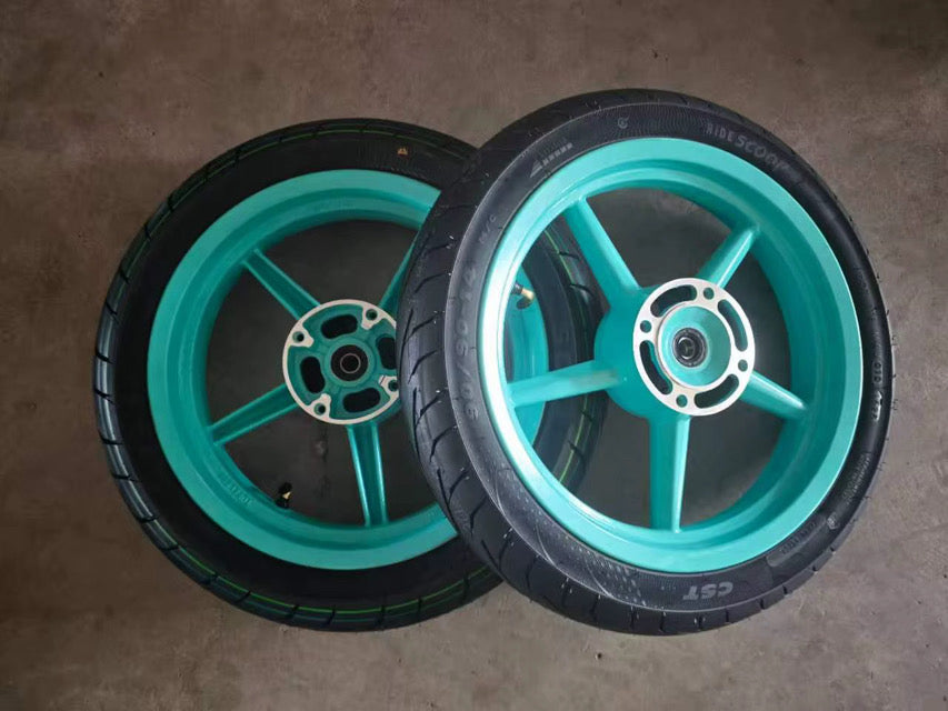 14in supermoto rim set