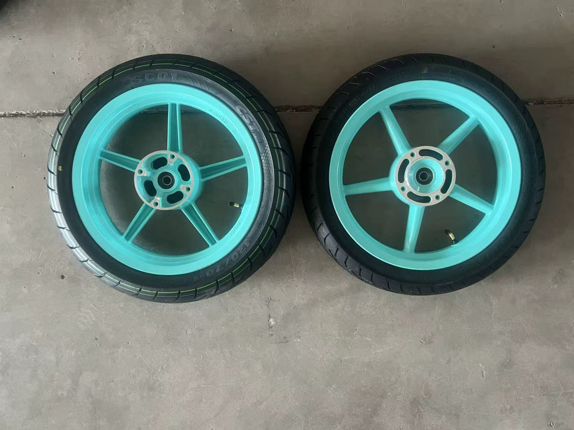 14in supermoto rim set