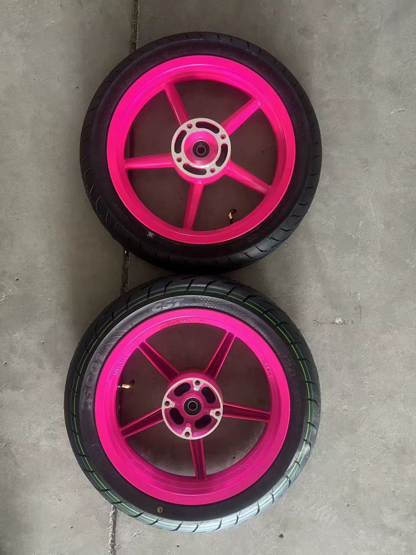 14in supermoto rim set
