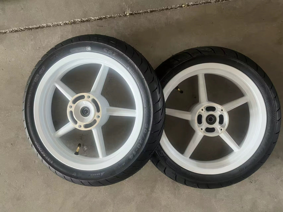 14in supermoto rim set