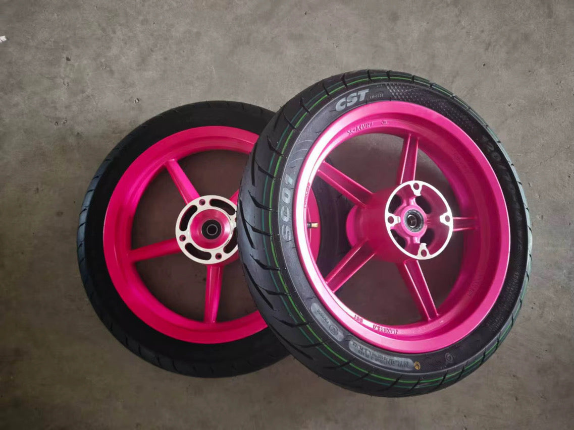 14in supermoto rim set