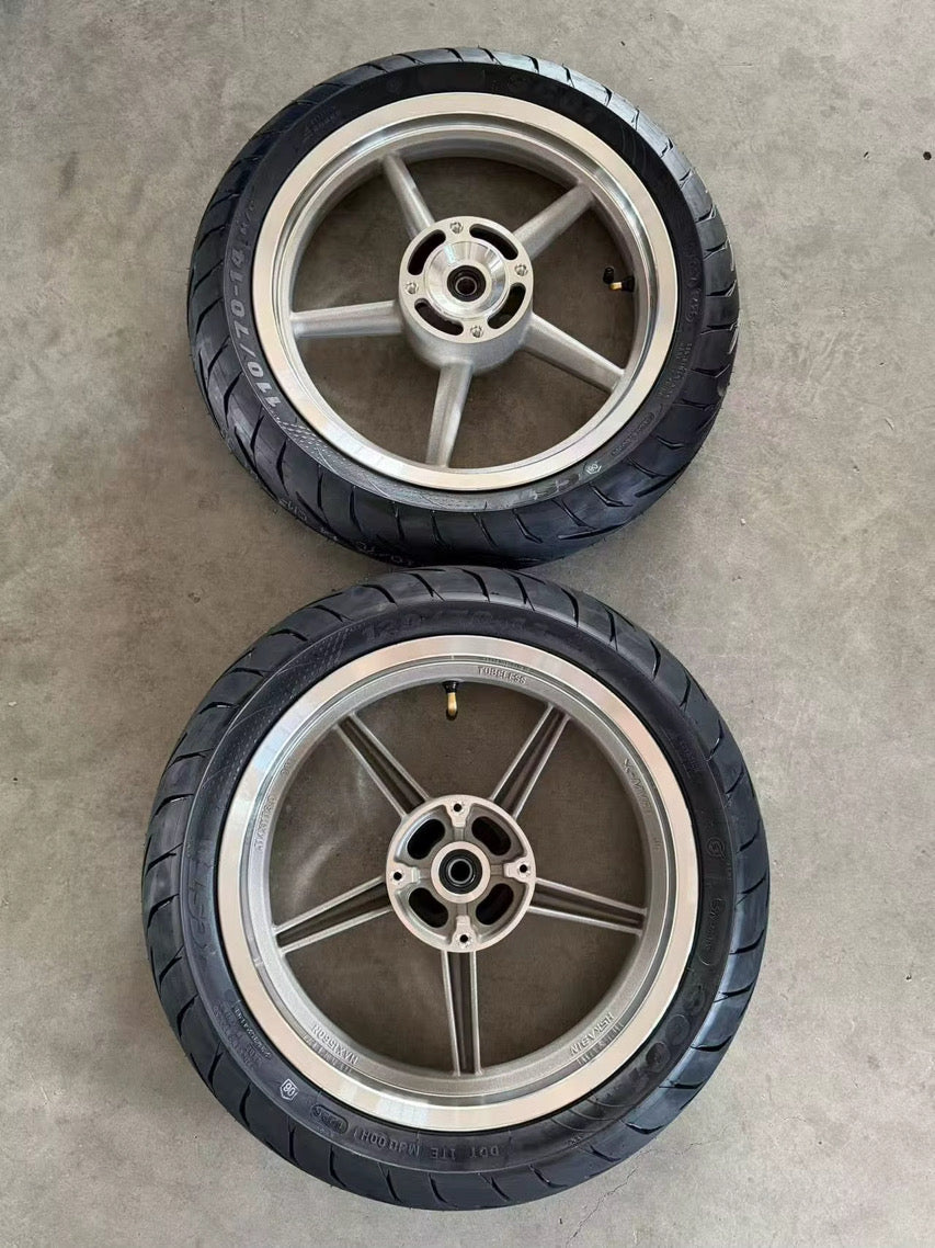 14in supermoto rim set