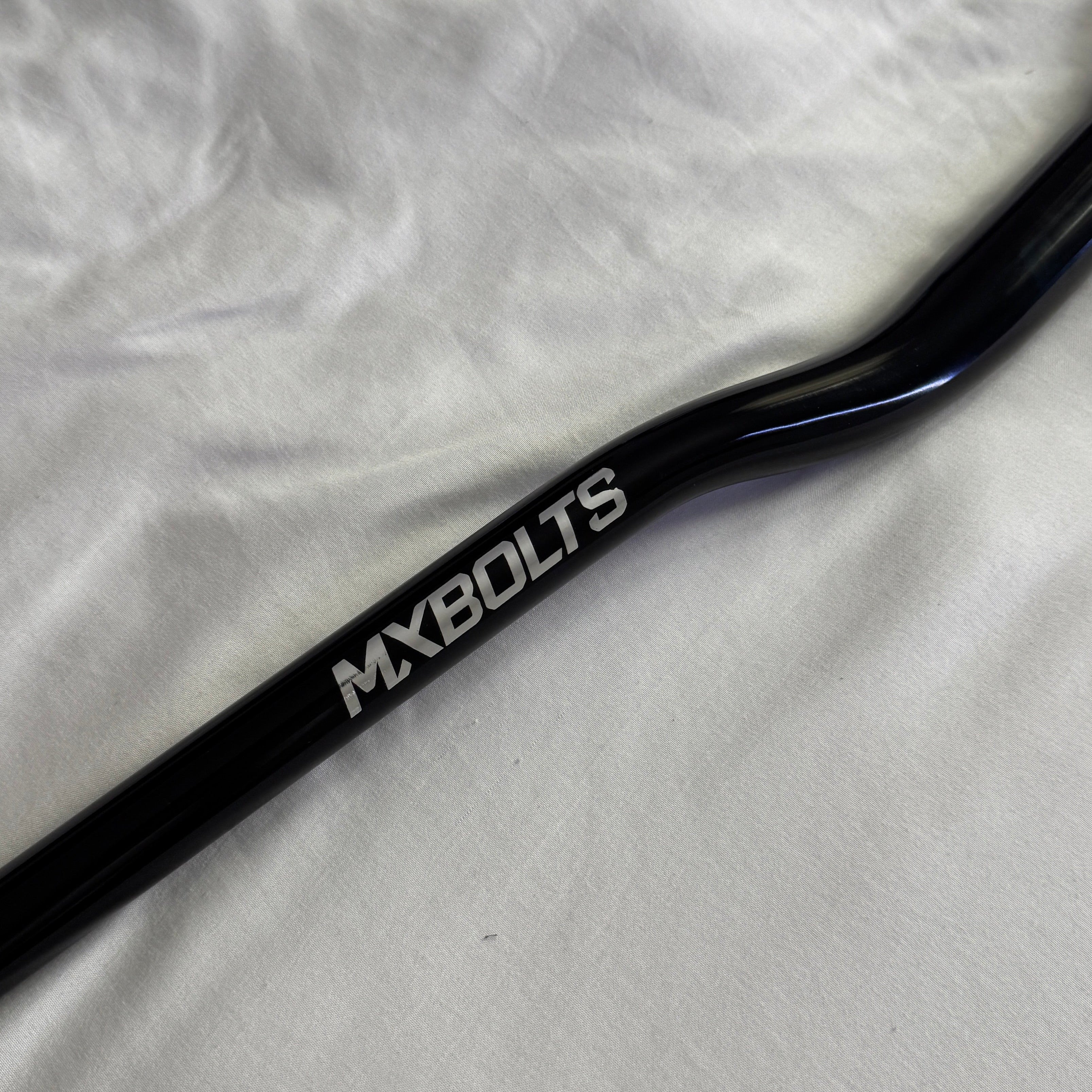 MXBOLTS Gloss Black Handlebar (31.8mm) (COLLECTIVE)