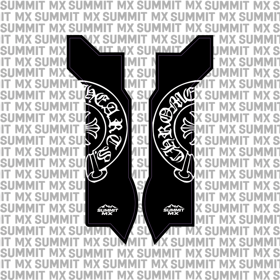 Chrome Hearts Fork Guard Decals