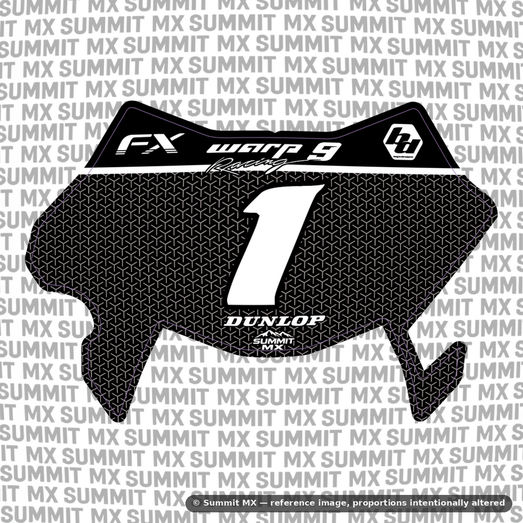 Vertex Number Plate Decal
